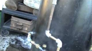 steam injector water into boiler