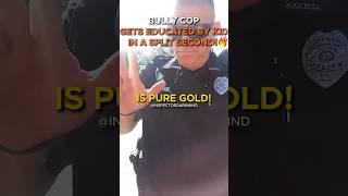 Kid EDUCATES Cop on Actual LAW, Refuses to ID and Leaves the Cop Lost For Words! Police Epic Fail
