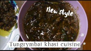 Cooking Tungrymbai || Fermented Soybeans || Meghalaya Khasi Tribal Cuisine.