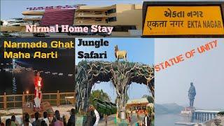 Statue Of Unity Gujarat | Statue of Unity Tour | Jungle Safari | Narmada Aarti | Budget Home Stay|