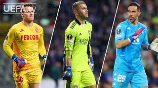 NÜBEL, LOPES, BRAVO | #UEL Best Saves, Round of 16 1st leg