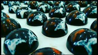 How to make Beautiful mirror finished chocolate bonbon | crafted by Mr. Fahim