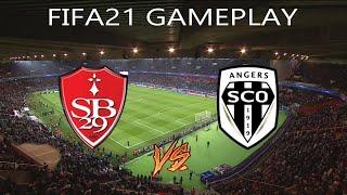 Stade Brestois 29 - Angers SCO | FIFA21 Gameplay