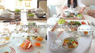 What I ate for breakfast / Housewife's daily life of making autumn homemade food / Unboxing bowls