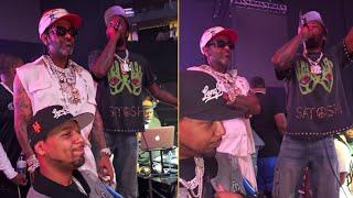Meek Mill Performs With Jim Jones And Juelz Santana At HOT 97 Summer Jam 2025