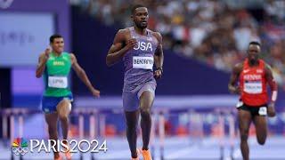 Rai Benjamin storms into men's 400m hurdles final | Paris Olympics | NBC Sports