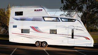 Largest caravan in the world - 26 sqm - 2 floors - roof terrace.