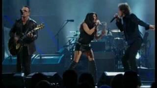 Gimme Shelter - Mic Jagger, U2, Fergie (Rock n' Roll Hall of Fame 09)