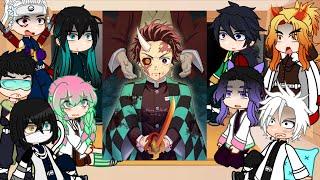 Hashiras react to Kamado siblings! || Tanjiro|| Full Ver]