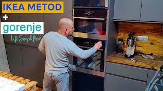 Gorenje Built In Oven and microwave oven IKEA METOD kitchen cabinet integrateion step-by-step guide.