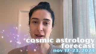 Cosmic Astrology Forecast Nov 17-23, 2024: Pluto in Aquarius