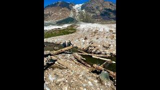 Shocking Video Captures Moment Tourists Hit by Avalanche Hiking Tian Shan Mountains in Kyrgyzstan