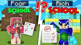 Ayush Poor Student vs Ekta Rich Student in Minecraft (PART 2) 