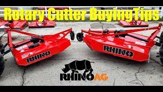 How to Select the Best Rotary Cutter (Grass, Weed, Bush, Brush Mower)