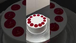 Strawberry Cake Decorating Cake Decorating Cake Design idea  #youtubeshorts #chefazhar