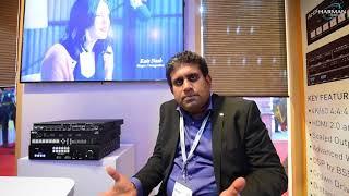 Prashant Govindan at InfoComm India 2017 | Harman Professional India