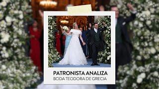 Patronista analiza: La boda de Teodora de Grecia