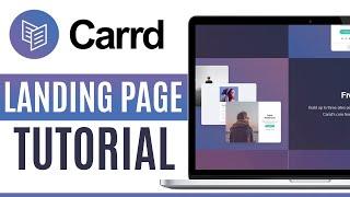 How to Create a Landing Page With Carrd.co | Carrd.co Tutorial For Beginners