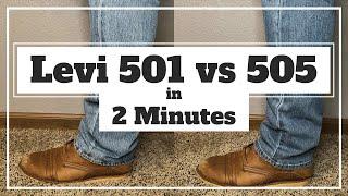 Levi 501 vs 505 - Understanding the Difference