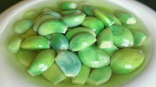 How to make Laba garlic green and crisp  What to do if Laba garlic is not green   ！。