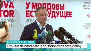 Moldova Election: Pro-Russia candidate Igor Dodon wins presidency