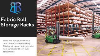 Fabric Roll Storage Racks | Industrial Racking | Warehouse Racks | Steel Rack Manufacturers