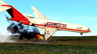 B727 How The Accident Happened, Aerosucre Flight 157, Puerto Carreno, Colombia, German Olano Airport