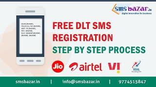 DLT Registration Process Step by Step for BULK SMS Sender ID & Template Approval, Demo in Hindi