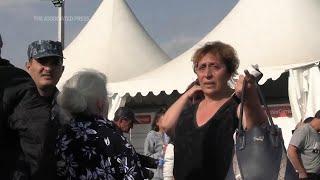 Refugees from Nagorno-Karabakh arrive in Armenia