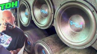 EXTREME CAR AUDIO @ TDH 2015 w/ Big BASS FLEX & Loud Subwoofer Songs / Demo Reactions