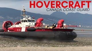 Canadian Coast Guard Hovercraft In Action