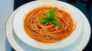 BOL SOSLU SPAGETTİ TARİFİ  Z KUŞAĞI MAKARNASI 