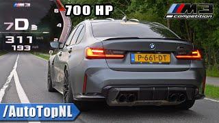 700HP BMW M3 G80 xDrive | 0-300 *INSANE* Acceleration DRIFT & SOUND by AutoTopNL