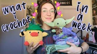 what i crochet in a week!! 