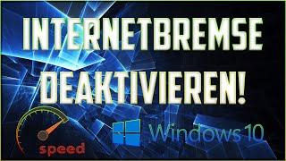 Internetbremse Windows 10 ausschalten! [4K60FPS]