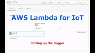Triggering AWS Lambda from AWS IoT