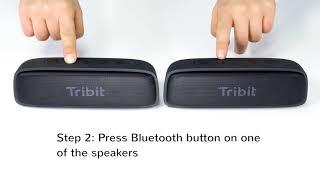 How to connect two TRIBIT XSound Surf speakers?