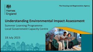 Understanding Environmental Impact Assessment - Summer Learning Programme 2023