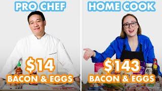 $143 vs $14 Breakfast: Pro Chef & Home Cook Swap Ingredients | Epicurious