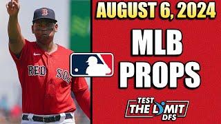 Top 6 MLB Player Prop Picks for Prizepicks | Tuesday 8/6/2024 | HIT A 25x TODAY!