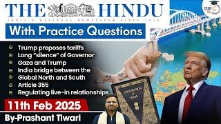 The Hindu Analysis | 11th February 2025 | The Hindu NewsPaper Today With Practice Questions