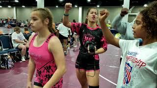 CHARLIES ANGELS VS TEAM STL GREEN, SCHOLASTIC TEAM DUALS!! 120lbs