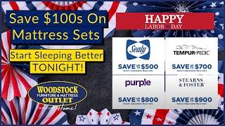 Labor Day Mattress Event 2024 at Woodstock Furniture & Mattress Outlet