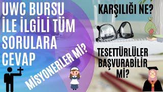 UWC Bursu Nedir? Yurtdışında Lise Okumak | Yurt Odaları | Misyonerlik Faaliyetleri | Dezavantajları