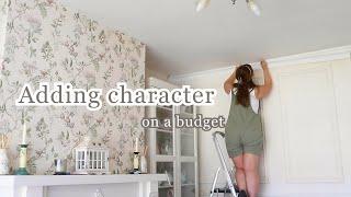 Add Character to Your Living Room (Cheap & Easy!) ft. DIY Wall Coving 