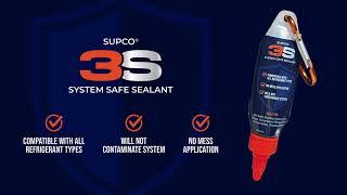 SUPCO® 3S System Safe Sealant - Supreme Leak Protection for NPT, Flares, Schrader Cores, O-rings