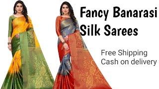 Fancy Banarasi Sarees | Anand Fashions