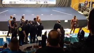 GREEK BODYBUILDER SLAPS IFBB OFFICIAL !! FULL VERSION !