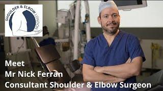 Meet Mr Nick Ferran – Consultant Shoulder and Elbow Surgeon