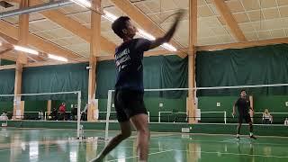 GREAT BADMINTON TRAINING 1 VS 1|| with Chico Aura Dwi Wardoyo